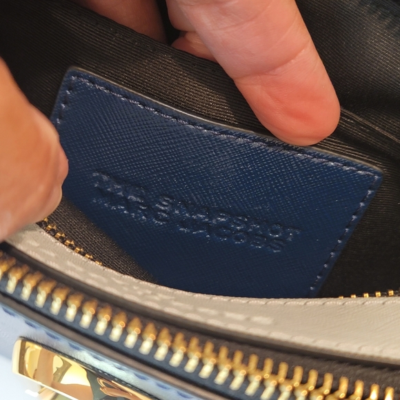 MARC JACOB SNAPSHOT CROSSBODY BAG 💯 AUTHENTIC SAFFIANO LEATHER Original Strap - Picture 13 of 16